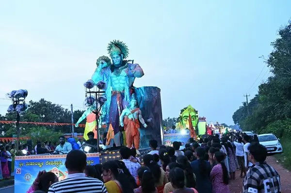 Uchila Dasara concludes with grand Chandika Yaga