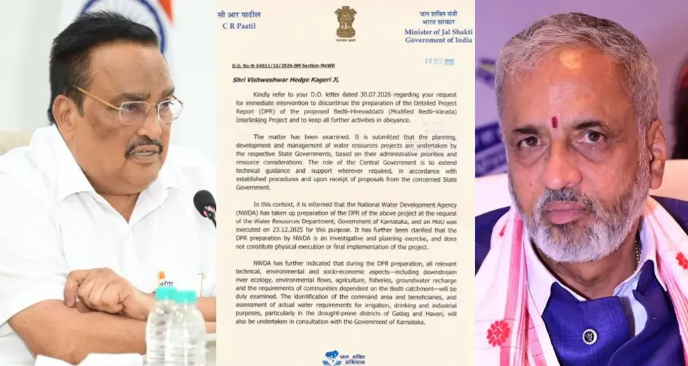 Centre limits role in Bedthi-Varada river linking project