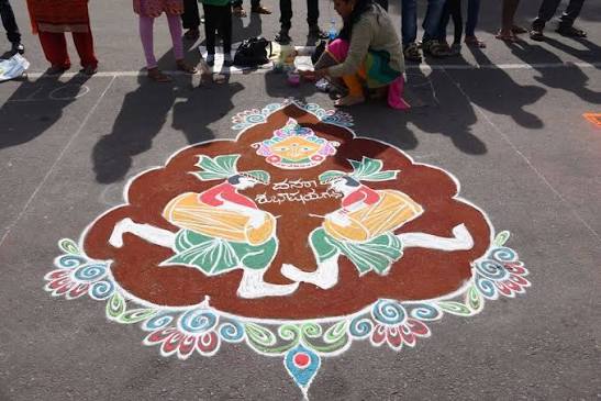 Colourful rangoli to paint Mysuru Dasara in vibrant hues
