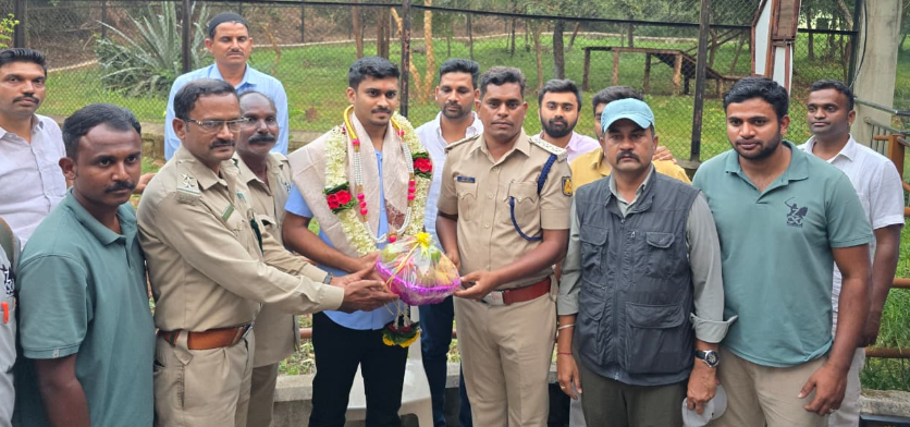 Rahul Jarakiholi adopts three animals on birthday