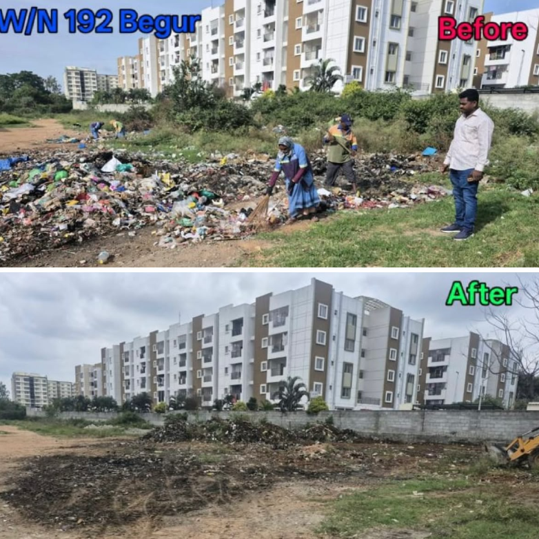 BSCC cleans 709 vacant plots to curb waste