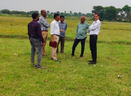 Central team assesses drought conditions near KRS