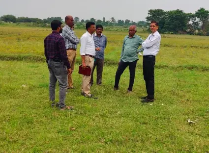 Central team assesses drought conditions near KRS