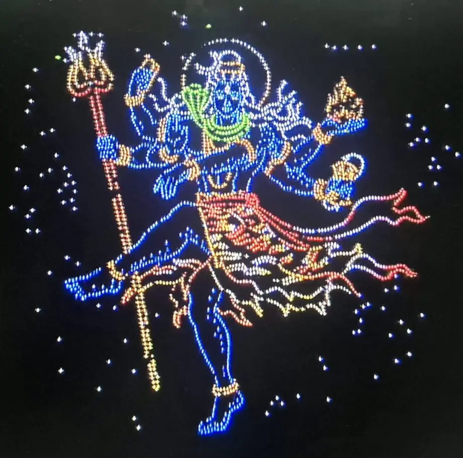 3,500 Drones Paint a Magical Canvas in the Mysuru Sky