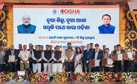 Odisha launches ₹39,383 crore industrial projects across 14 districts