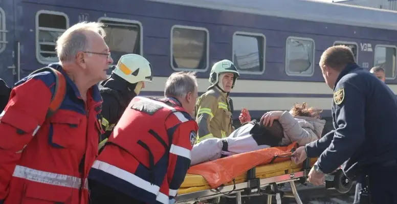 Russian drone strike kills 13 at Dnipro railway station 