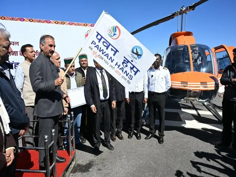 Himachal CM launches helicopter services to remote regions