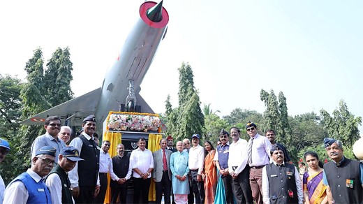 MiG fighter plane installed at NITK Surathkal 