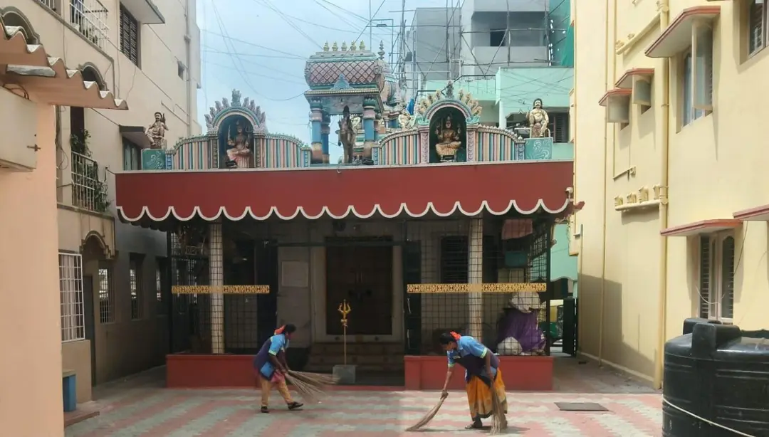 BCCC drives temple cleanliness campaign