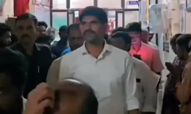 MLA inspects Kampli Hospital, warns of action against staffahead of CM meeting in Belagavi