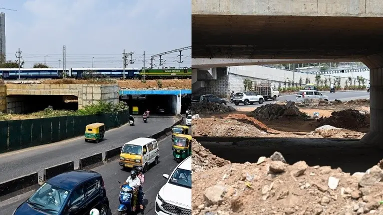 Sewage, potholes plague Okalipuram underpass