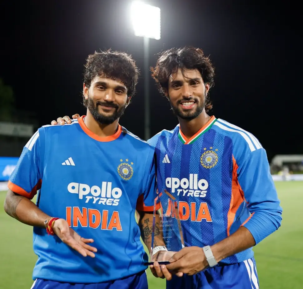 Tilak, Nitish shine in Christchurch T20I