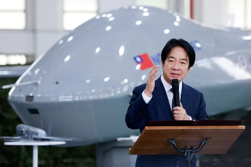 Taiwan President to Defend Military Spending Intro: Taiwan President Lai Ching-te will defend higher mili