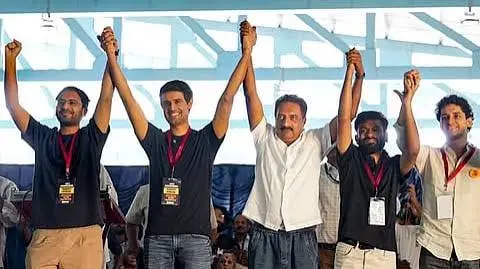 Massive anti-SIR stir rocks Bengaluru's Freedom Park