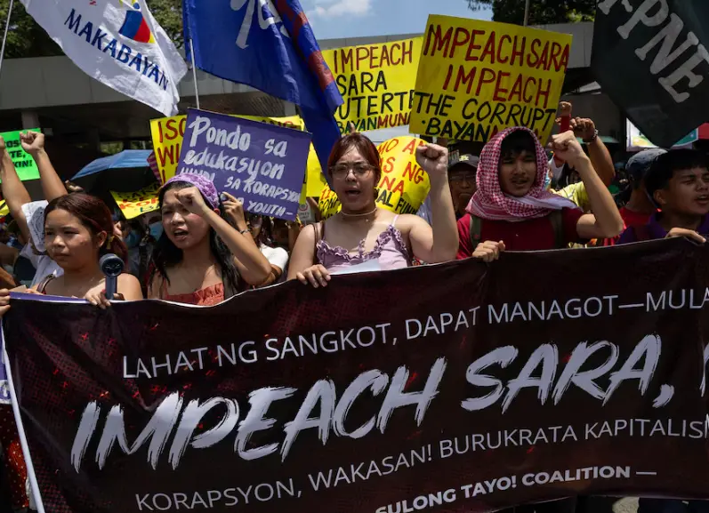 Philippine VP Duterte impeached for a second time