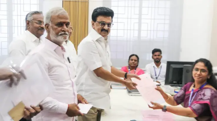 Stalin files nomination, confident of DMK alliance victory