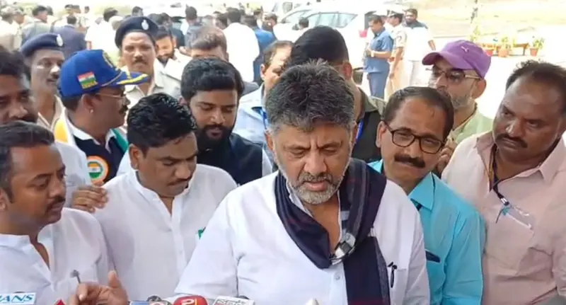D.K Shivakumar Leads High-Level Talks On Karnataka Water Projects