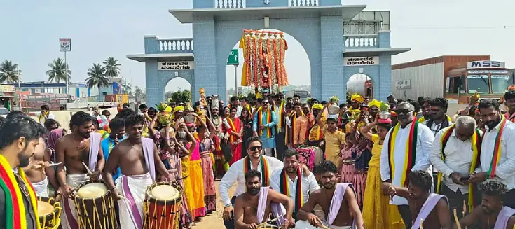 Border art festival celebrated with grandeur at Attibele