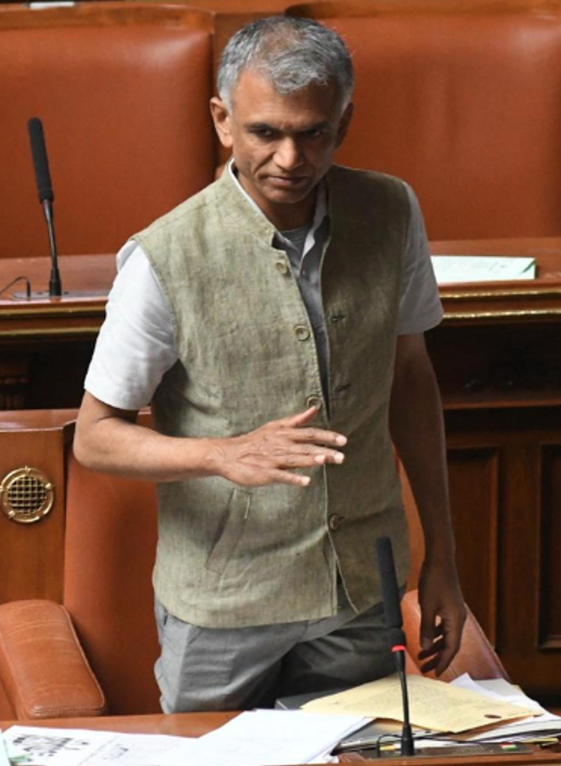 Krishna Byre Gowda clarifies assembly sitting status
