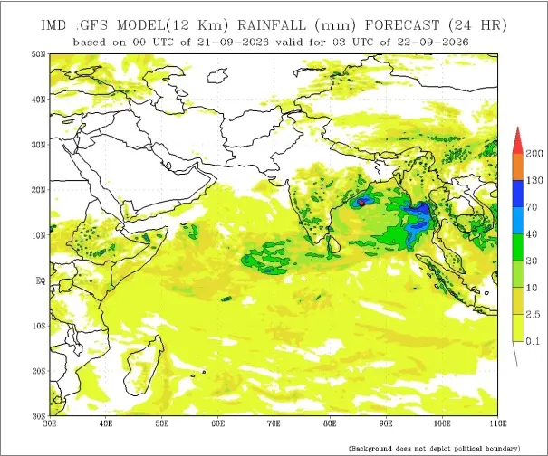Rainfall may decline significantly after September 25