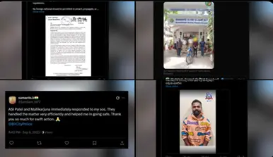 Bengaluru Police Express Gratitude to Citizens for Online Support