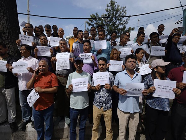 Nepal journalists protest social media ban