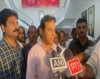 KTR calls congress dangerous over Telangana water crisis
