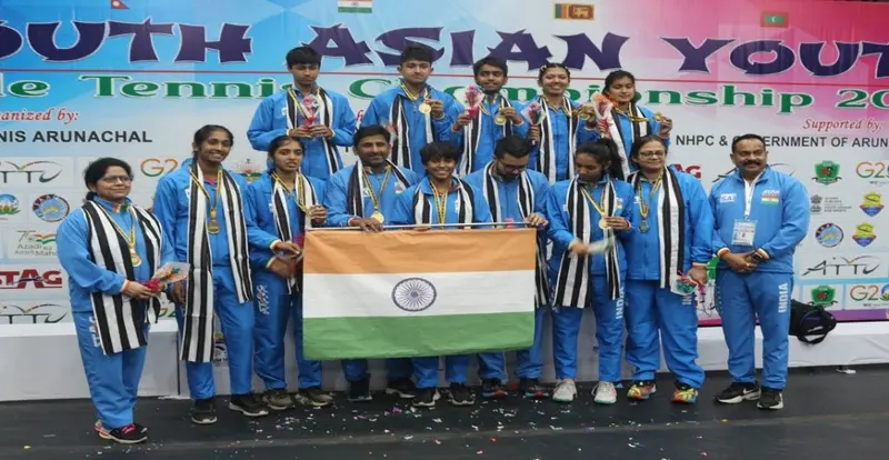 India sweeps 13 golds at youth table tennis