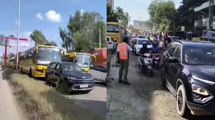 Partial restriction on heavy vehicles on Varthur-Gunjur Road