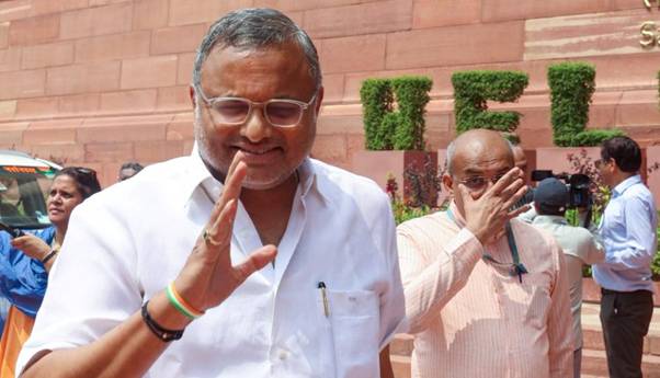 Karti questions TVK bypoll candidate choices