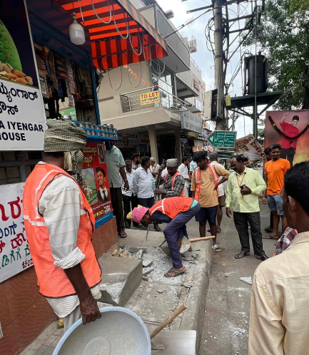 Major Footpath Clearance Drive Restores Public Walkways Across City