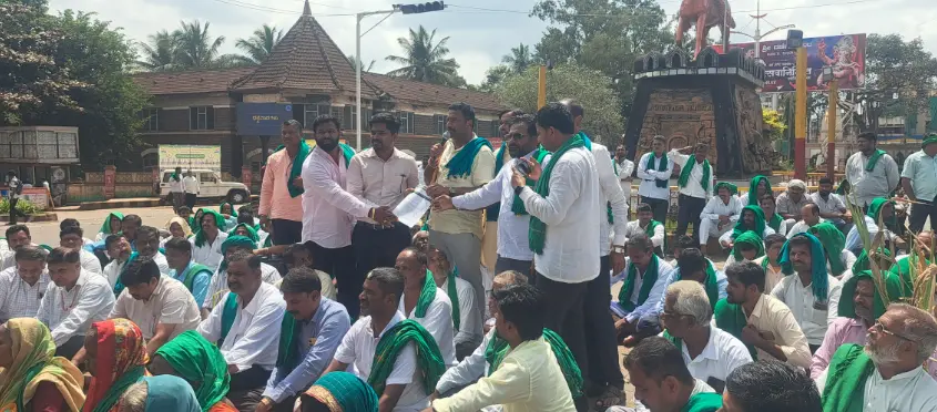 Farmers demand drought status and relief for Belagavi