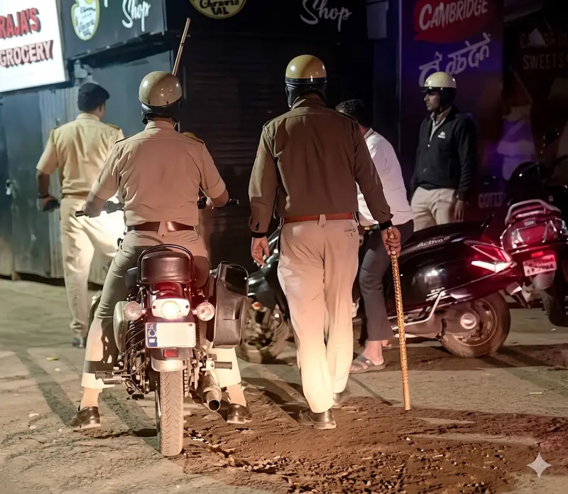 Night patrol conducted to boost public confidence